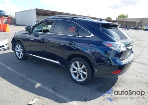 2010 Lexus Rx 350 из США, поврежденный, VIN 2T2BK1BA8AC043339